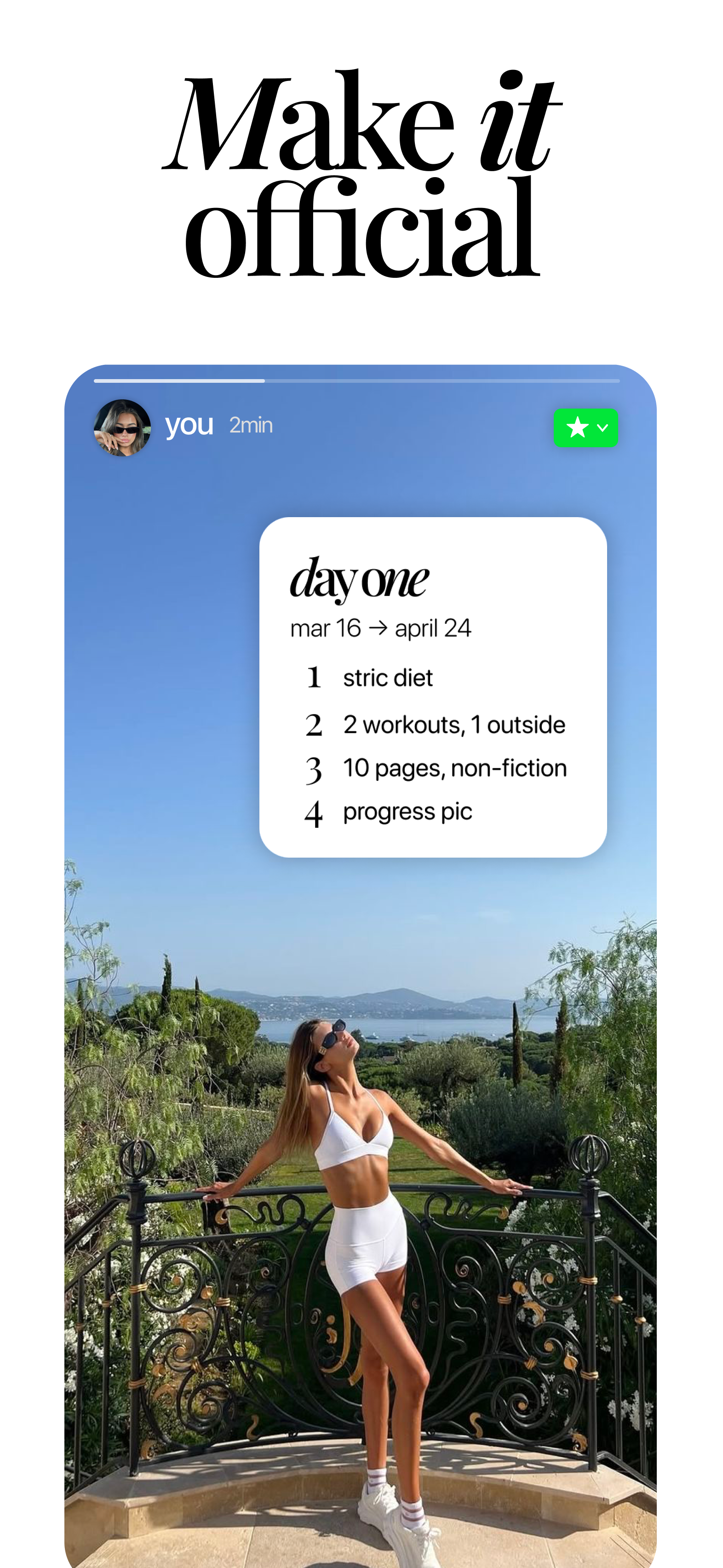 Her 75 app, make your 75-day challenge official